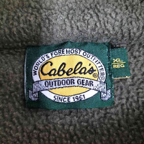 カベラス Cabelas ジップアップ フリースベスト メンズ import:XL