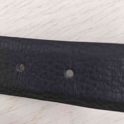 ランセル LANCEL シボ革 レザーベルト メンズ