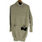 ランバンオンブルー LANVIN en Bleu カシミヤ混 モックネックウールリボンチュニック ニット レディース 38