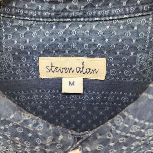 スティーブンアラン Steven Alan 総柄ボタンダウンシャツ メンズ JPN:M