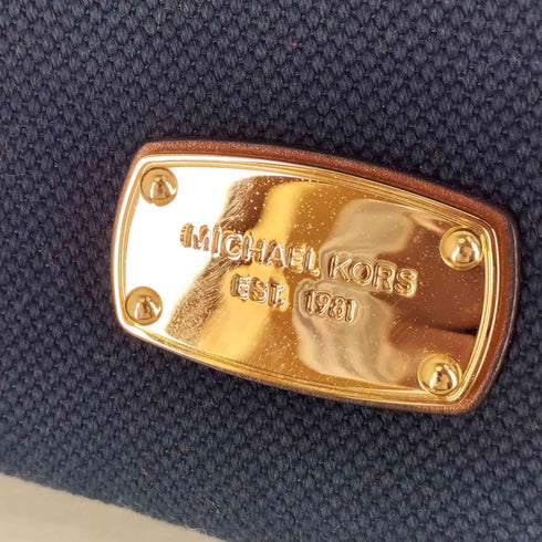マイケルマイケルコース Michael Michael Kors キャンバスレザートートバッグ レディース
