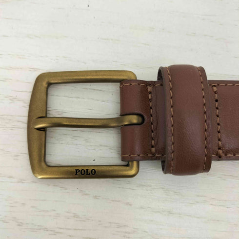 ポロラルフローレン POLO RALPH LAUREN インド製 ポロ刻印 Full Grain Leather Dress Belt メンズ 85/34