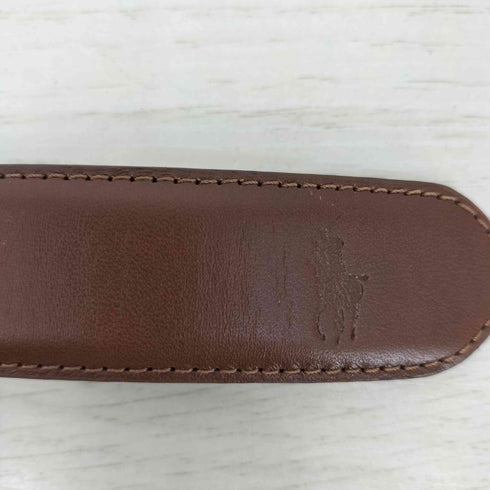 ポロラルフローレン POLO RALPH LAUREN インド製 ポロ刻印 Full Grain Leather Dress Belt メンズ 85/34