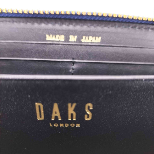 ダックス DAKS 日本製 チェック 長財布 レディース
