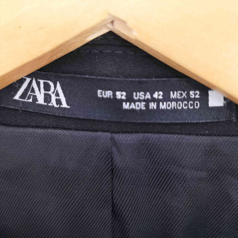 ザラ ZARA ダブルブレスト テーラードジャケット パンツセットアップ メンズ ジャケットUS42/パンツUS32