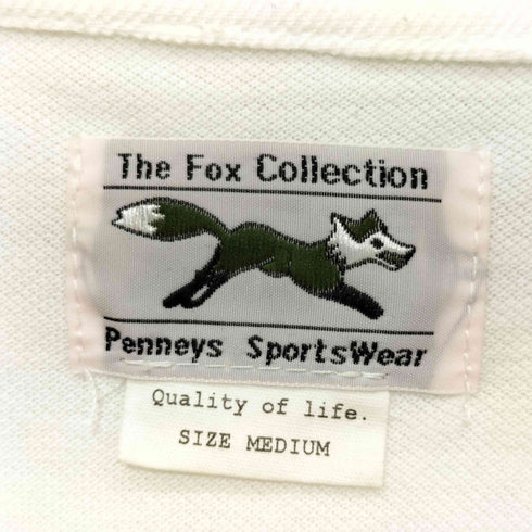 ザフォックスコレクション THE FOX COLLECTION ロゴ刺繍 ショートスリーブ ポロシャツ メンズ MEDIUM