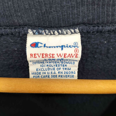 チャンピオン Champion 90S MADE IN USA 目有 REVERSEWEAVE クルーネックスウェット メンズ import:L