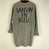 ランバンオンブルー LANVIN en Bleu カシミヤ混 ウールバックロゴ ケーブルニットチュニック レディース 38