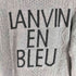 ランバンオンブルー LANVIN en Bleu カシミヤ混 ウールバックロゴ ケーブルニットチュニック レディース 38