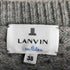 ランバンオンブルー LANVIN en Bleu カシミヤ混 ウールバックロゴ ケーブルニットチュニック レディース 38
