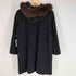 ランバンオンブルー LANVIN en Bleu フォックスファー Aラインコート レディース 38
