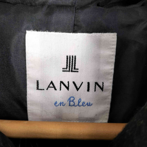 ランバンオンブルー LANVIN en Bleu フォックスファー Aラインコート レディース 38