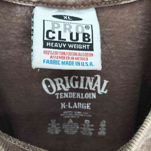 テンダーロイン TENDERLOIN 19SS USA製 TEE ACID WASH G アシッド ウォッシュ ロゴ ファイヤーパターン タイダイ Tシャツ メンズ import:XL