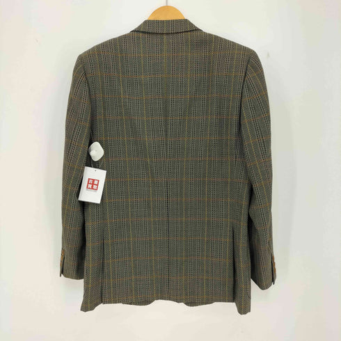 Ermenegildo Zegna イタリア製 背抜き 千鳥格子 2B テーラードジャケット メンズ