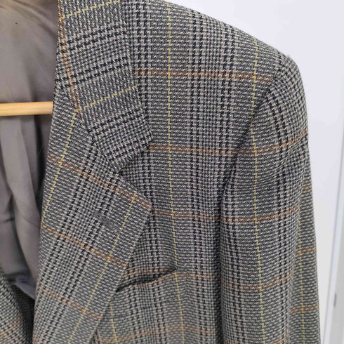 Ermenegildo Zegna イタリア製 背抜き 千鳥格子 2B テーラードジャケット メンズ