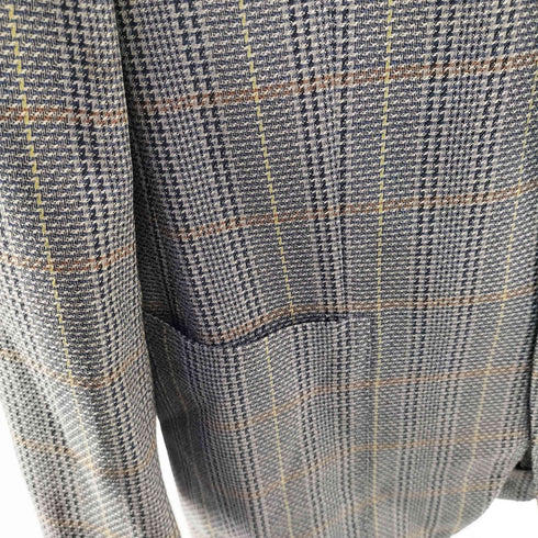 Ermenegildo Zegna イタリア製 背抜き 千鳥格子 2B テーラードジャケット メンズ