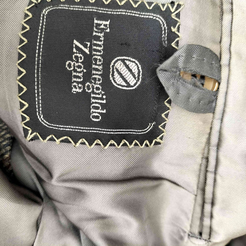 Ermenegildo Zegna イタリア製 背抜き 千鳥格子 2B テーラードジャケット メンズ