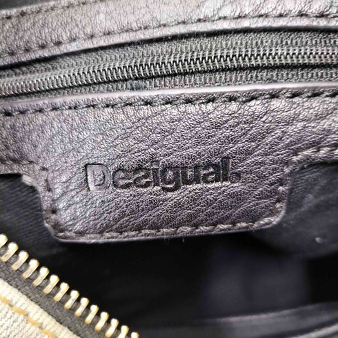 デシグアル Desigual 再構築デニムショルダーバッグ RED DENIM LEEDS レディース