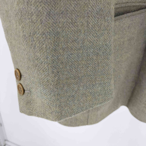 Ermenegildo Zegna ヘリンボーン ウール 2B テーラードジャケット メンズ