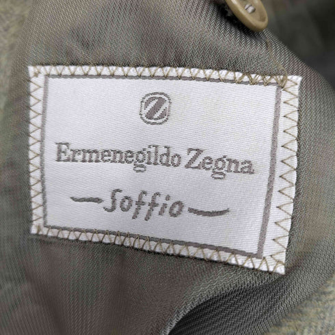 Ermenegildo Zegna ヘリンボーン ウール 2B テーラードジャケット メンズ
