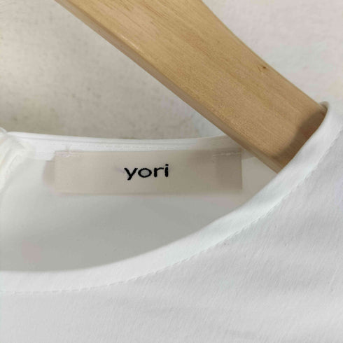 ヨリ yori 23ss サークルフリルスリーブブラウス レディース FREE