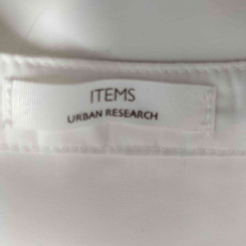 アイテムズ アーバンリサーチ ITEMS URBAN RESEARCH プリーツキリカエフレンチブラウス レディース FREE