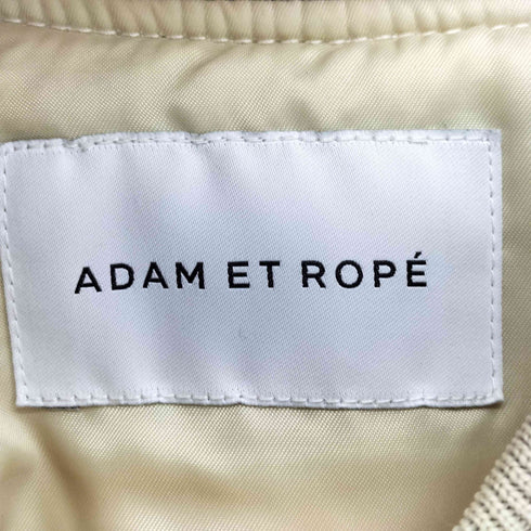 アダムエロペ Adam et Rope パフスリーブMA-1 レディース FREE