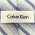 カルバンクライン CALVIN KLEIN ストライプ柄シルクネクタイ メンズ