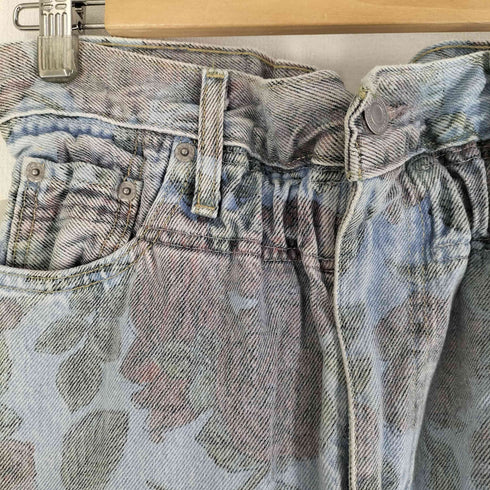 ガニー Ganni ハイウエスト フラワープリントデニムパンツ レディース W26 L29