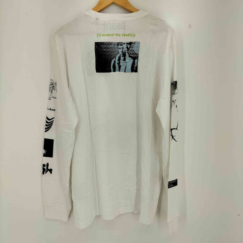 ディーゼル DIESEL 20AW GR8 Smoking Kills DANGER プリントTシャツ メンズ import:XL