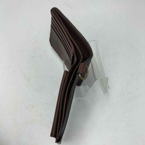 リー Lee ロゴ 刻印 スタッズ Dカン レザー 二つ折り ウォレット 財布 メンズ
