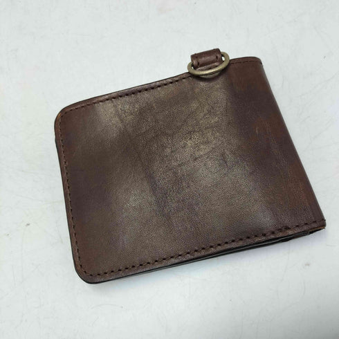 リー Lee ロゴ 刻印 スタッズ Dカン レザー 二つ折り ウォレット 財布 メンズ