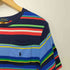 ポロラルフローレン POLO RALPH LAUREN ポニー刺繍 ボーダー レインボー クルーネック S/S Tシャツ メンズ import:XL