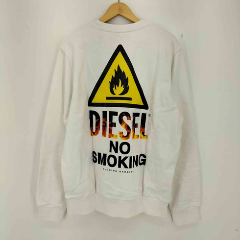 ディーゼル DIESEL 20AW GR8 NO SMOKING スウェット メンズ import:XL