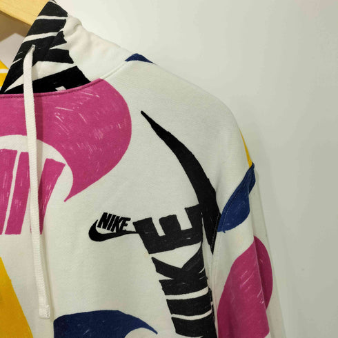 ナイキ NIKE マルチカラー ロゴ プルオーバー パーカー メンズ import:L