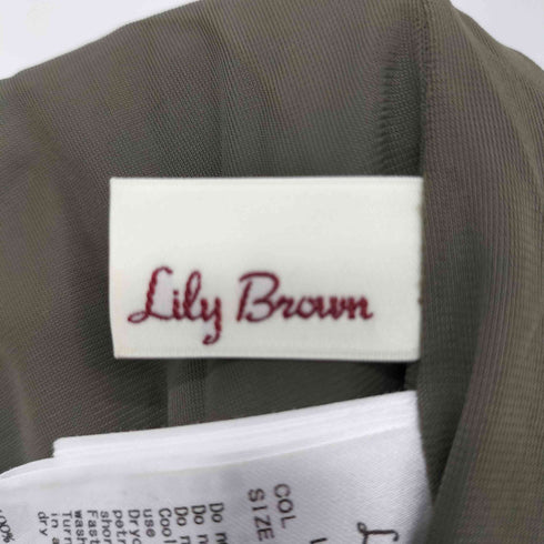 リリーブラウン Lily Brown フラワージャガードスカート レディース 1