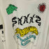 ディーゼル DIESEL 20AW GR8 Smoking Kills DANGER プリントTシャツ メンズ 3XL