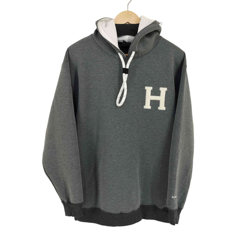 ダブルスタンダードクロージングヒム D/him H刺繍ダンボールニットパーカー メンズ JPN:46