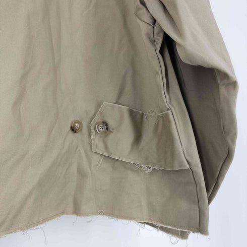 COLIN 22AW CUT O FF HALF TRENCH BLOUSON カットオフ ミリタリー ハーフ トレンチ ブルゾン メンズ JPN:L