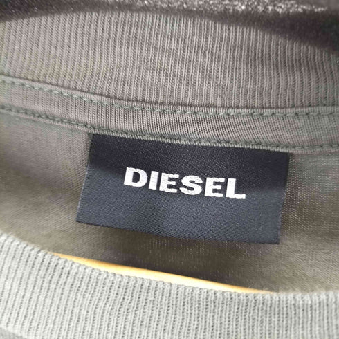 ディーゼル DIESEL フロント刺繍L/Sカットソー コピーライト メンズ JPN:M