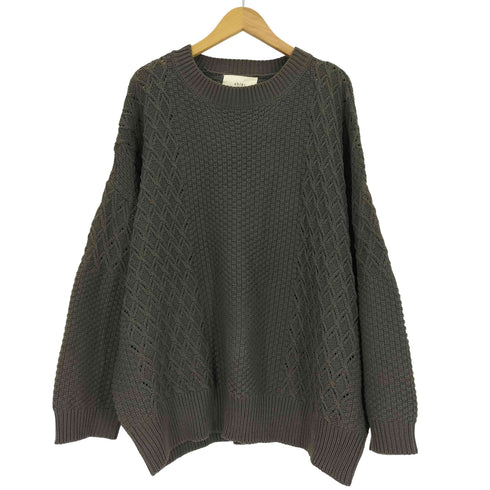 シキトウキョウ shiki tokyo Oversized Combination Openwork Knit オーバーサイズコンビネーション透かし編みニット レディース JPN:M