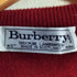 バーバリーズ BURBERRYS スコットランド製 白タグ ロゴ刺繍 Vネック ウール ニットベスト メンズ 40
