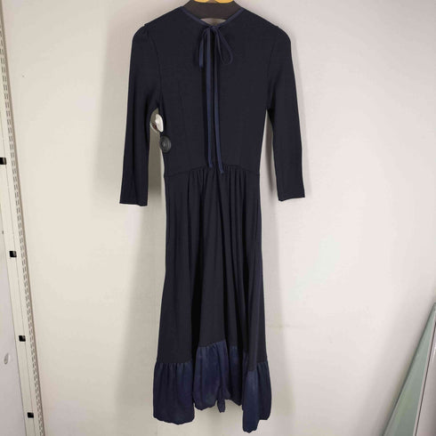 ボーダーズアットバルコニー borders at balcony 22aw ウールジャージーマキシドレス ワンピース レディース 38