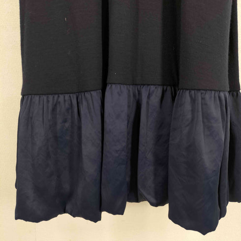 ボーダーズアットバルコニー borders at balcony 22aw ウールジャージーマキシドレス ワンピース レディース 38