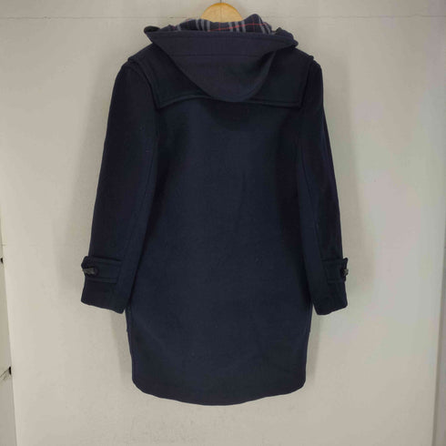 バーバリーロンドン BURBERRY LONDON MADE IN ENGLAND 裏地チェックウールダッフルコート レディース