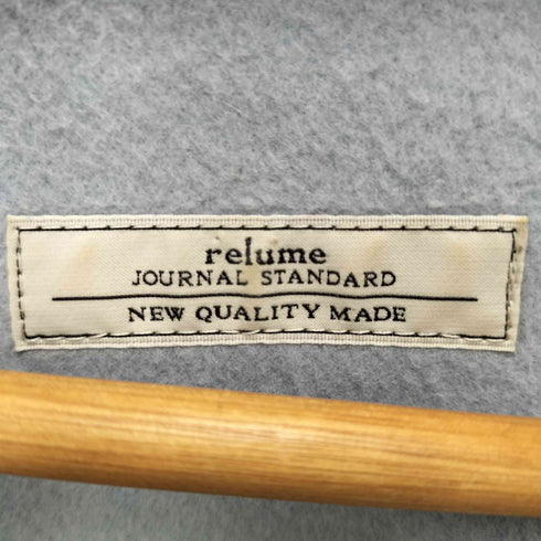 ジャーナルスタンダードレリューム JOURNAL STANDARD relume SUPER100ノーカラーコート レディース JPN:38