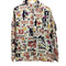 ヒステリックグラマー HYSTERIC GLAMOUR ガールPT総柄 プリントジップパーカー メンズ import:L
