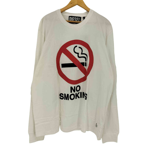 ディーゼル DIESEL 20AW GR8 NO SMOKING Tシャツ メンズ 3XL