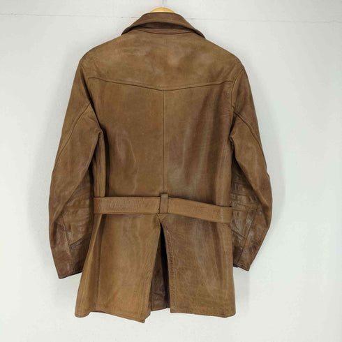 70s IDEALジップ レザーコート レディース JPN:M