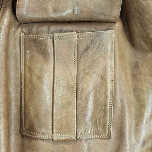 70s IDEALジップ レザーコート レディース JPN:M